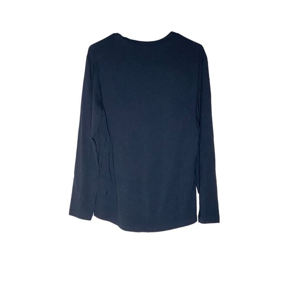 Lululemon Long Sleeve Pullover Crew Neck Shirt Men's Navy Blue EUC! - Picture 4 of 4